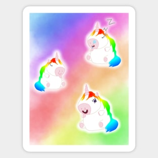 Body Positive Unicorn Sticker